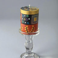 Earthy Pillar Candle