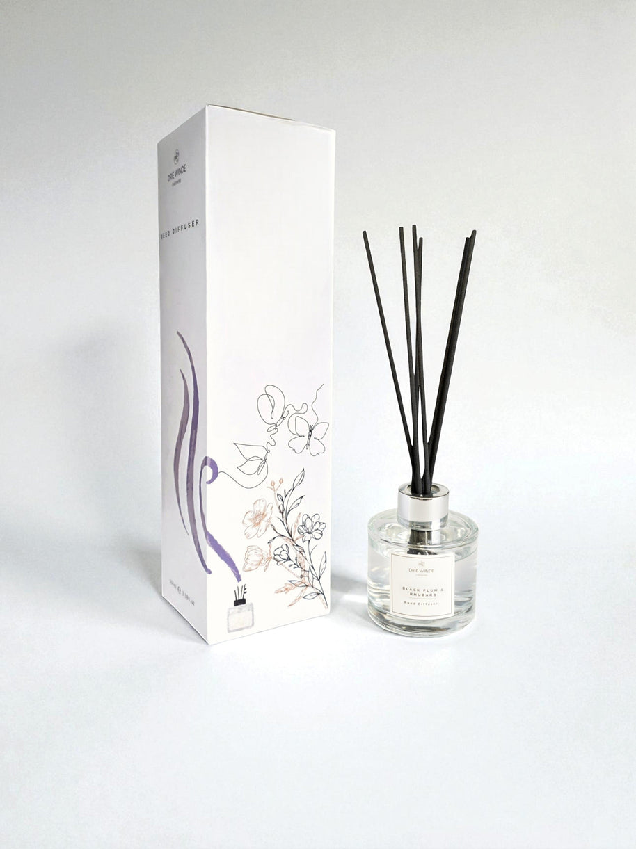 Black Plum and Rhubarb - Reed Diffuser