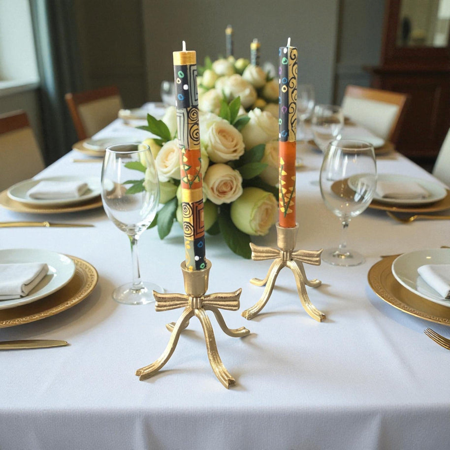 Earthy Dinner Candles