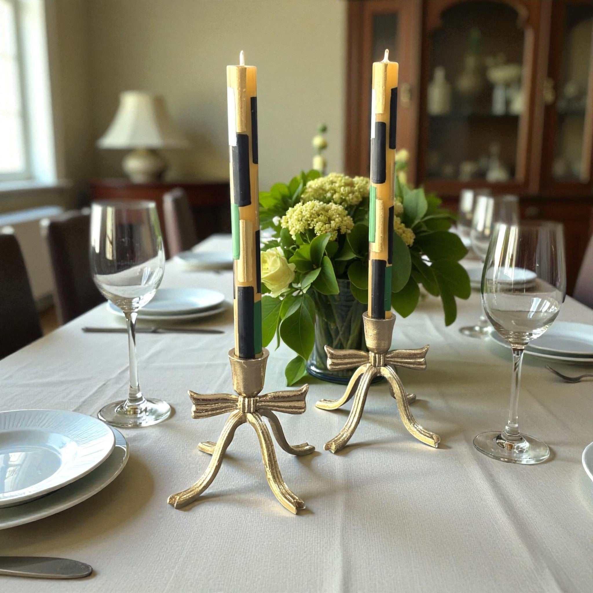 Geomatric Dinner Candles