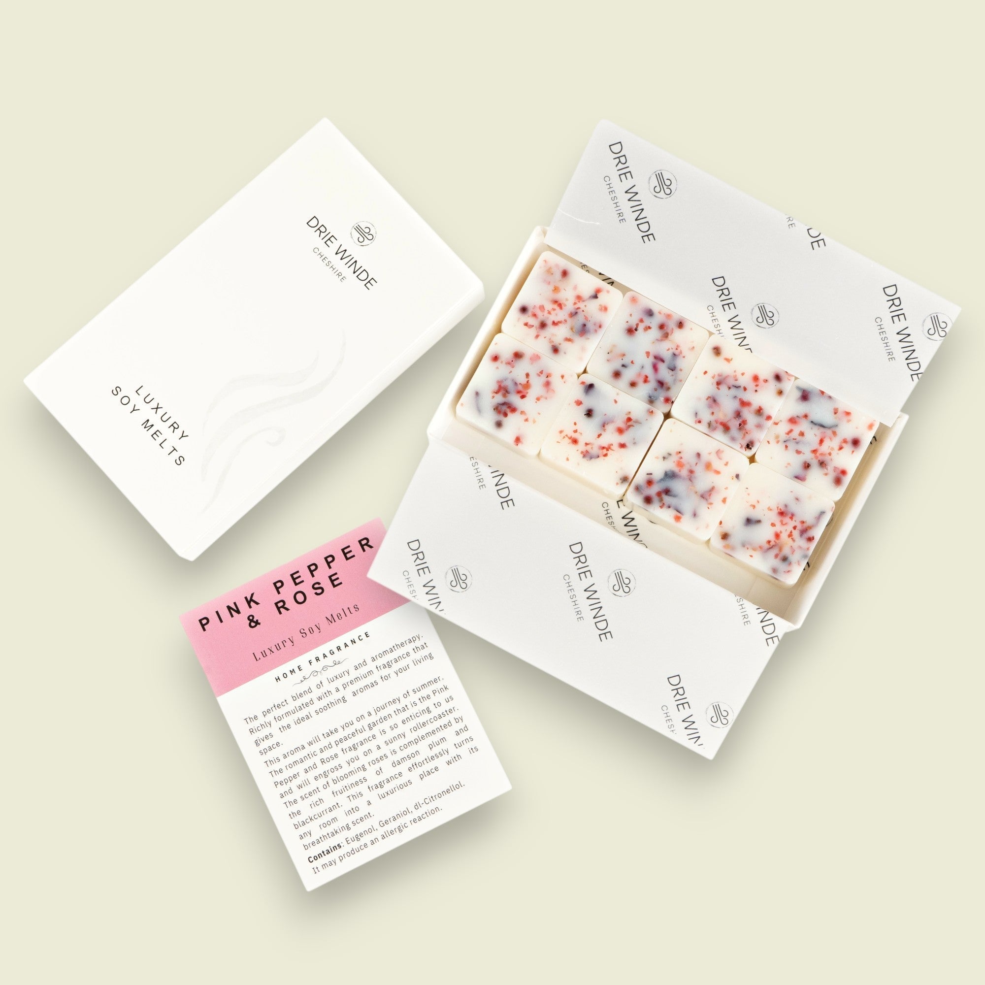 PINK PEPPER ROSE WAX MELTS